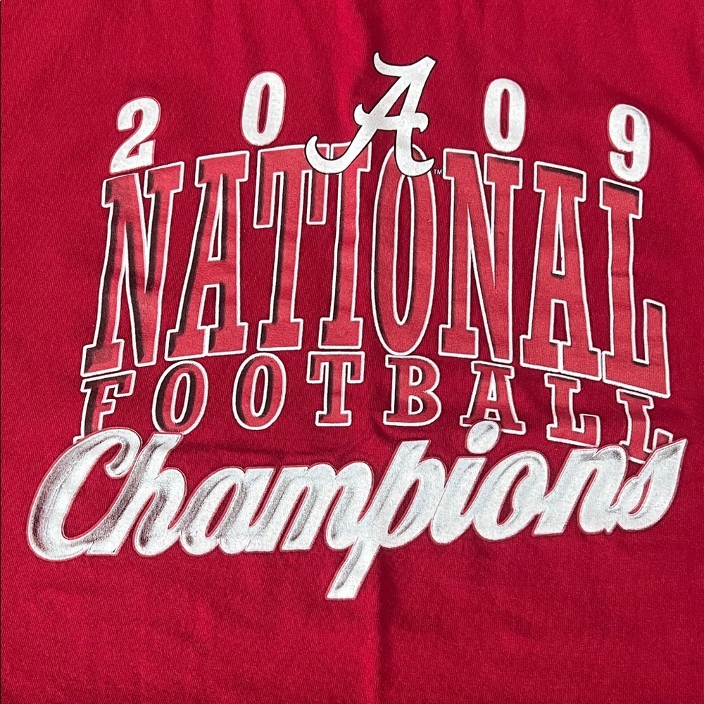 Alabama Football 2009 National Championship TShirt Size Large